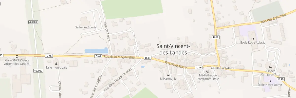 Plan du 24 Rue de la Libération à Saint-Vincent-des-Landes