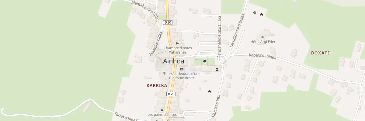 Plan du 369 Karrika nagusia à Ainhoa