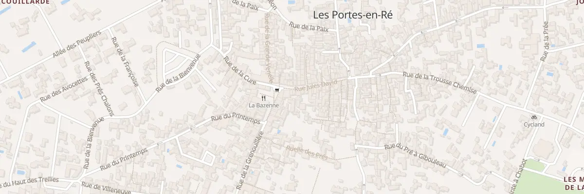Plan du 4 Rue Jules David aux Portes-en-Ré