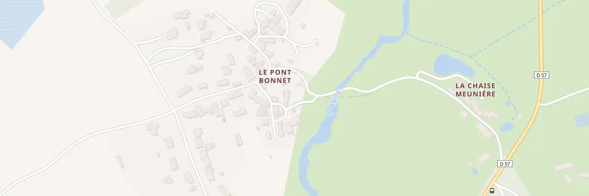 Plan du 9051 Le Pont Bonnet à Montbert
