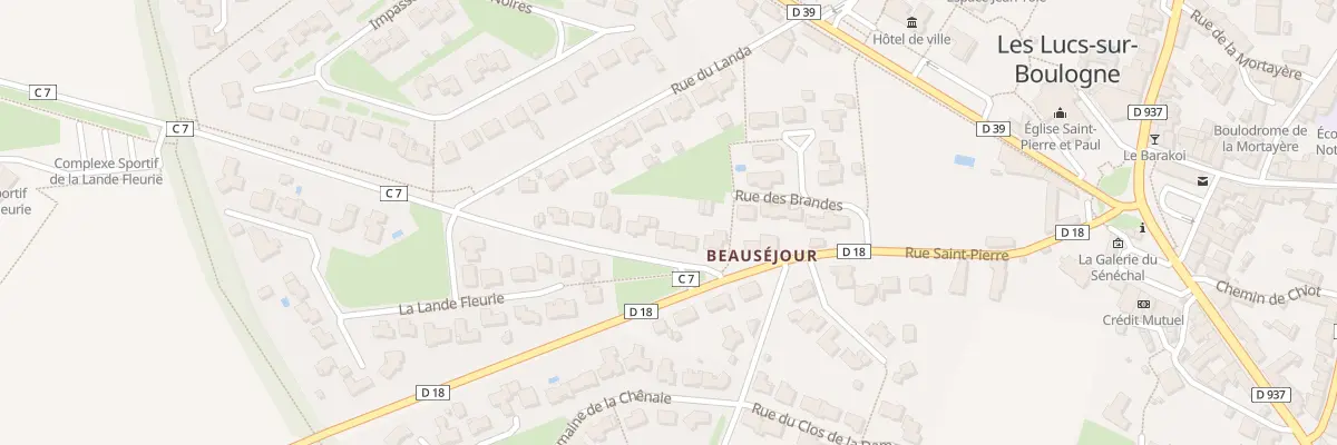 Plan du 56 Rue des combattants en afn aux Lucs-sur-Boulogne