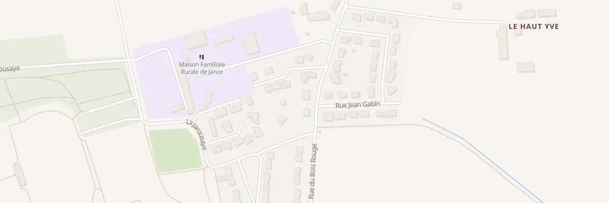 Plan du 39 Rue du Bois Rougé à Janzé
