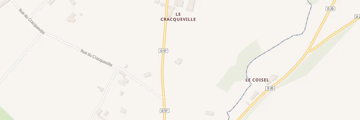 Plan du 2 Rte de la Belle Croix à Heugueville-sur-Sienne