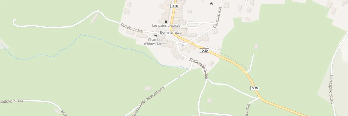 Plan du 5038 Herri Barnea à Ainhoa