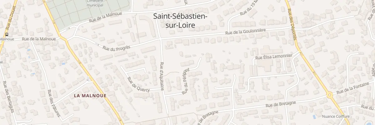 Plan du 9 Rue du Périgord à Saint-Sébastien-sur-Loire