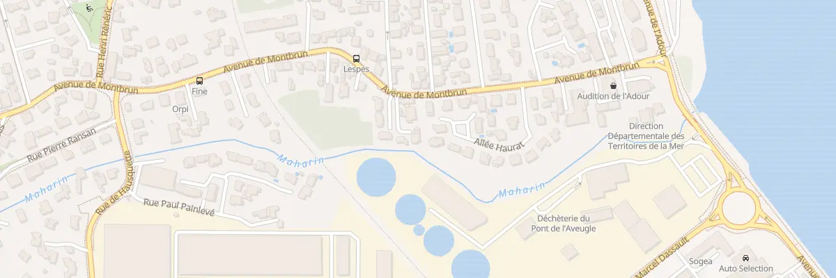 Plan du 5B Av de Montbrun à Anglet