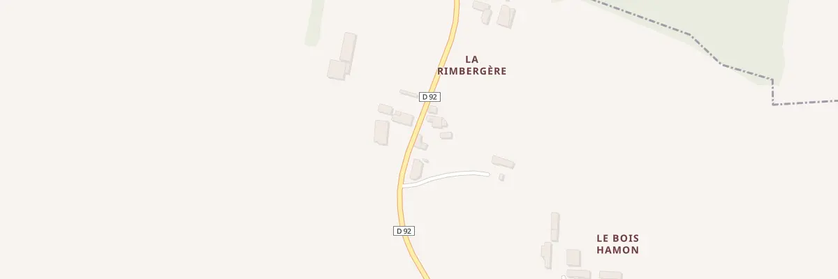 Plan du 6 La Rimbergere à La Couyère