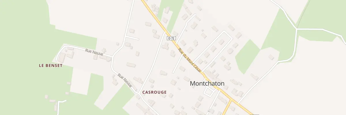 Plan du 10 Rue du Mont Cesar - Montchaton à Orval sur Sienne