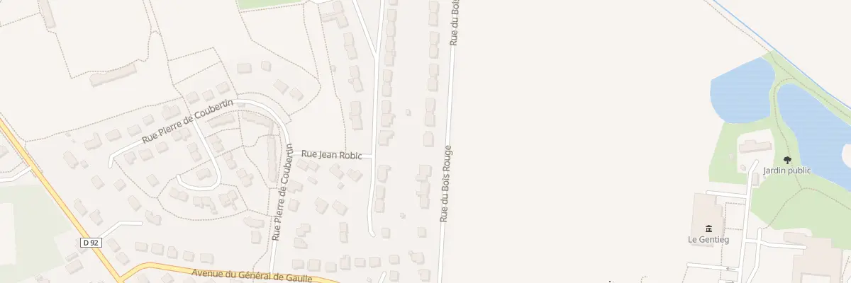 Plan du 15 Rue du Bois Rougé à Janzé