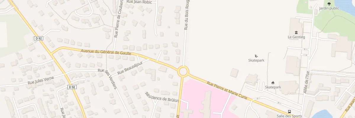 Plan du 1 Rue du Bois Rougé à Janzé