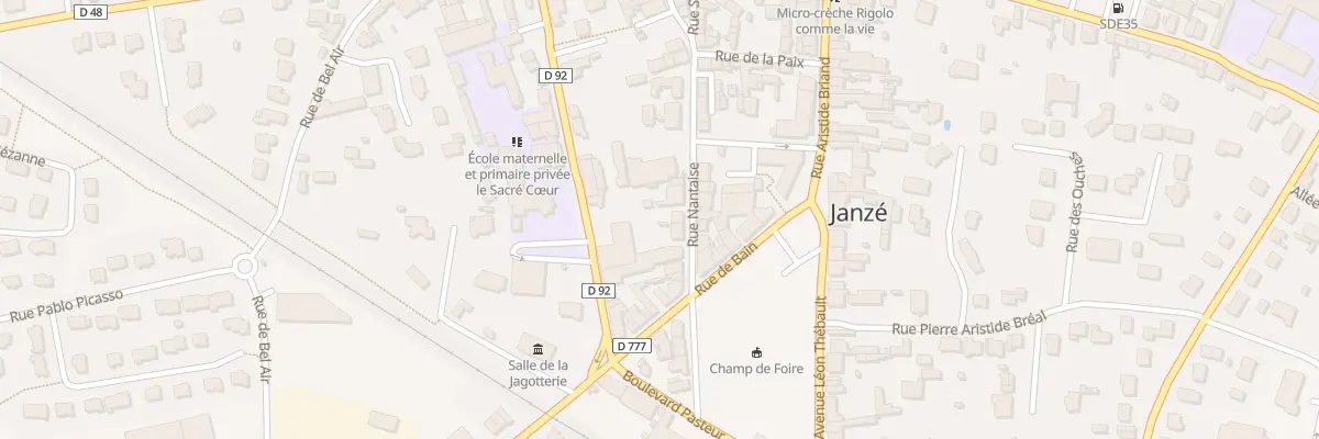 Plan du 32 Rue Nantaise à Janzé