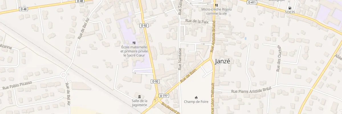 Plan du 30 Rue Nantaise à Janzé