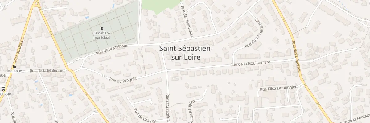 Plan du 9 Rue de la Goulonnière à Saint-Sébastien-sur-Loire