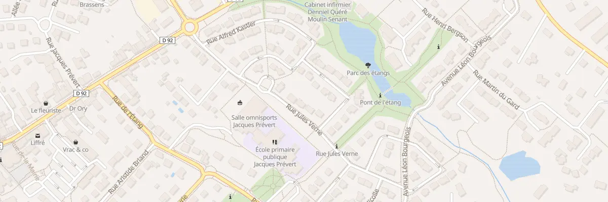 Plan du 6783 Rue jules verne à Liffré