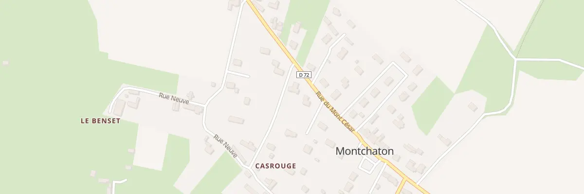 Plan du 8 Rue du Mont Cesar - Montchaton à Orval sur Sienne