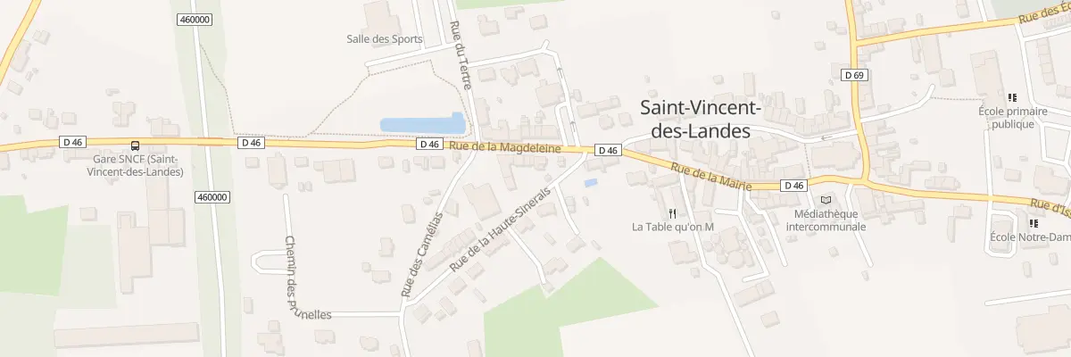 Plan du 3 Rue de la Magdeleine à Saint-Vincent-des-Landes