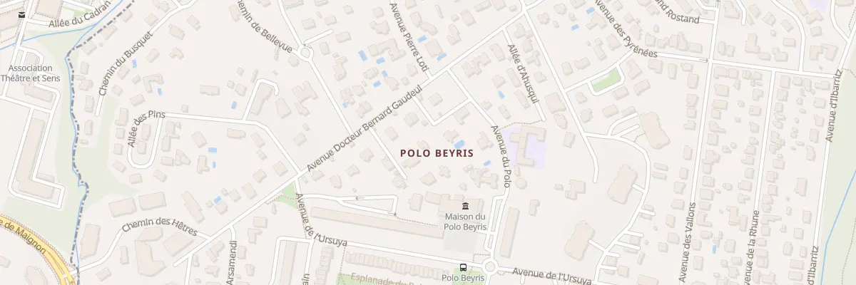 Plan du 4 All Cavalière à Bayonne