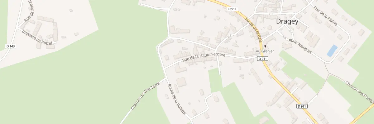 Plan du 25 Rue de la Haute Ferriere - Dra à Dragey-Ronthon