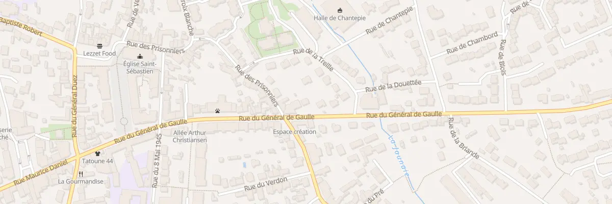 Plan du 35 Rue du Général De Gaulle à Saint-Sébastien-sur-Loire