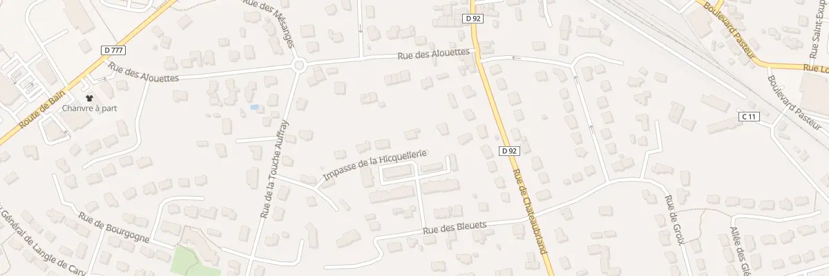 Plan du 13 Imp de la Hicquellerie à Janzé