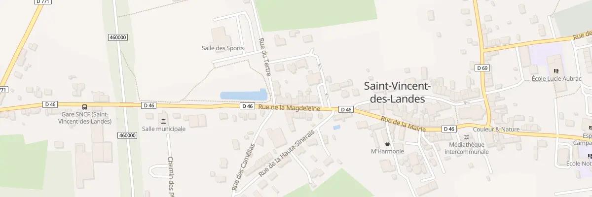 Plan du 10 Rue de la Magdeleine à Saint-Vincent-des-Landes