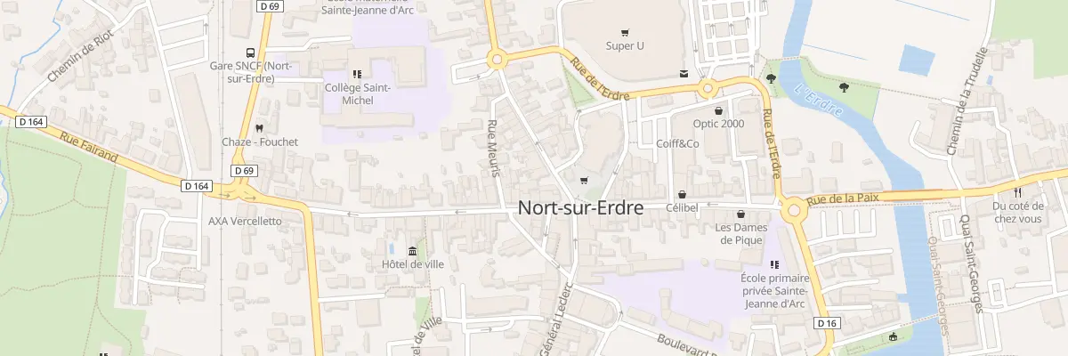 Plan du 8 Rue du maquis de saffre à Nort-sur-Erdre