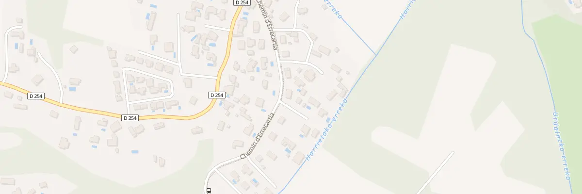 Plan du 207 Che d’Errecartia à Bassussarry