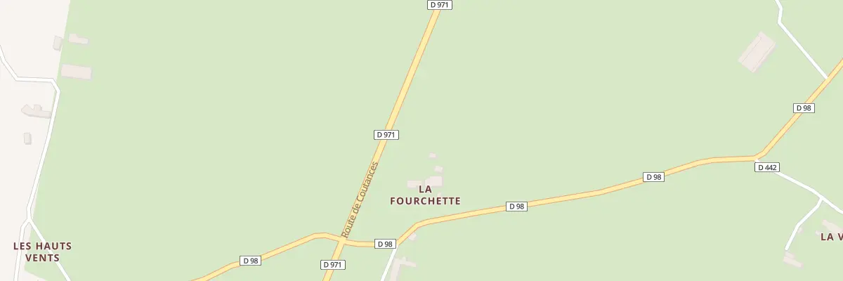 Plan du 1 Rte du Mont Rabec à Bricqueville-sur-Mer