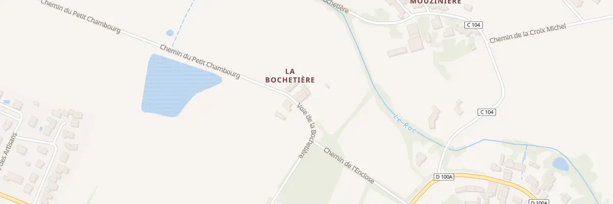 Plan du 2 La Bochetière à La Genétouze