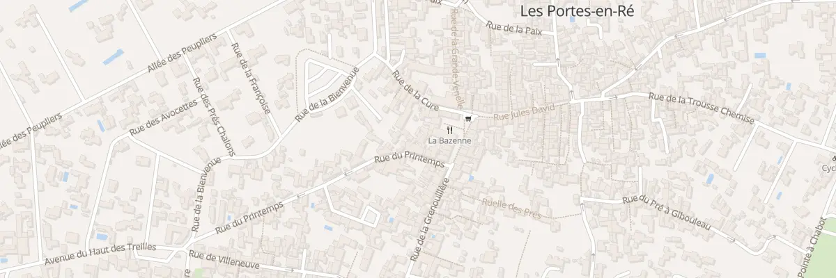 Plan du 8 Rue du Printemps aux Portes-en-Ré