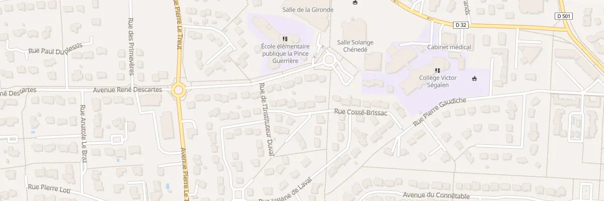 Plan du 7 Rue Pierre le Baud à Châteaugiron