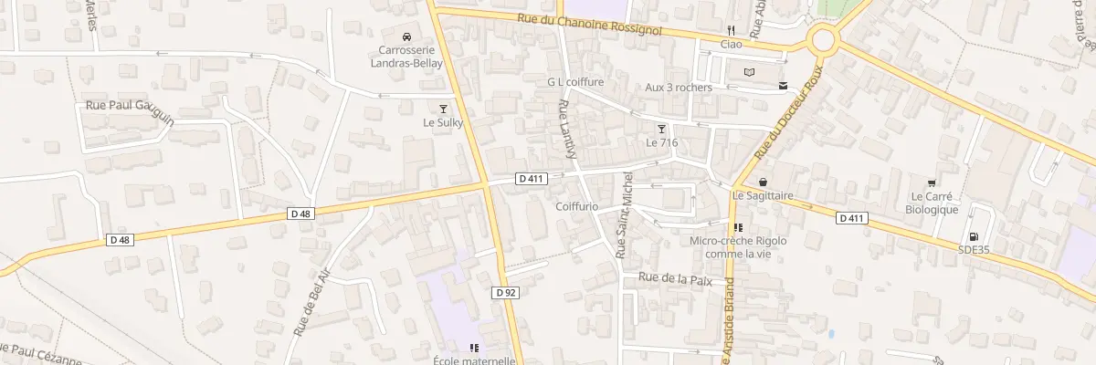Plan du 3 Rue Jean Marie Gaultier à Janzé