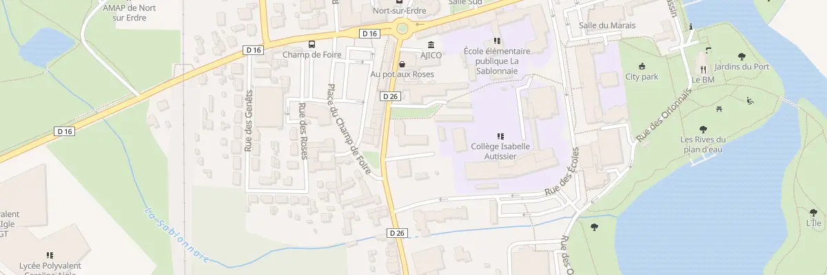 Plan du 13 Rue François Dupas à Nort-sur-Erdre