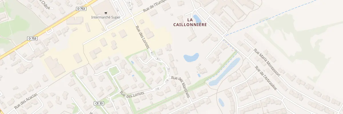 Plan du 11 Rue des loriots à Rocheservière