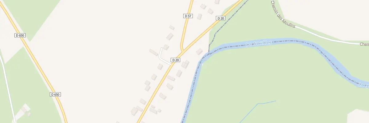 Plan du 60 Rue du Pont de la Roque à Heugueville-sur-Sienne
