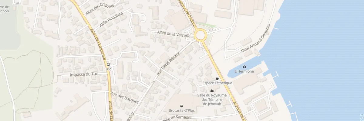 Plan du 7 Rue Henri Rénéric à Anglet