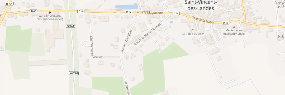 Plan du 11 Rue de la Haute - Sinerais à Saint-Vincent-des-Landes