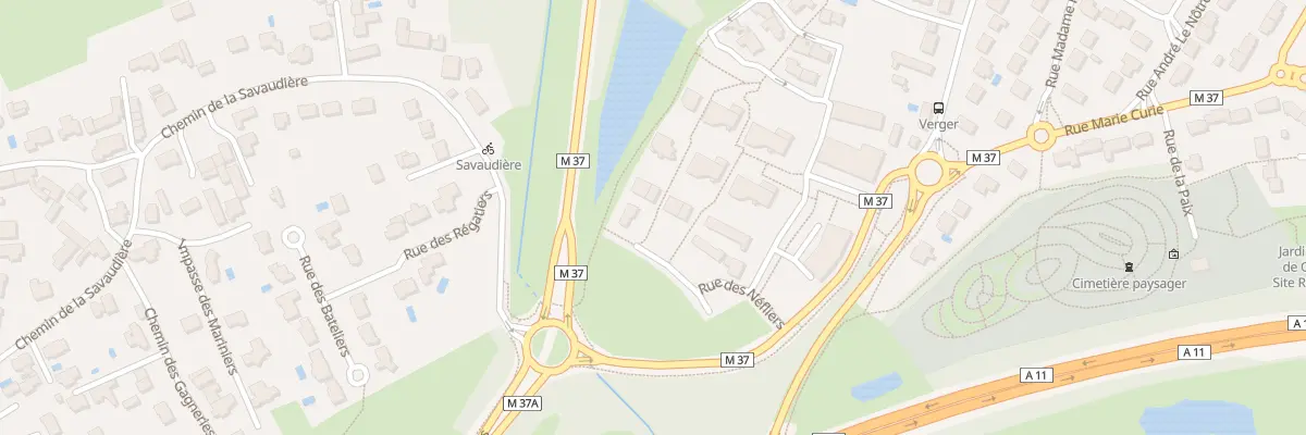 Plan du 18 Rue des Néfliers à Carquefou