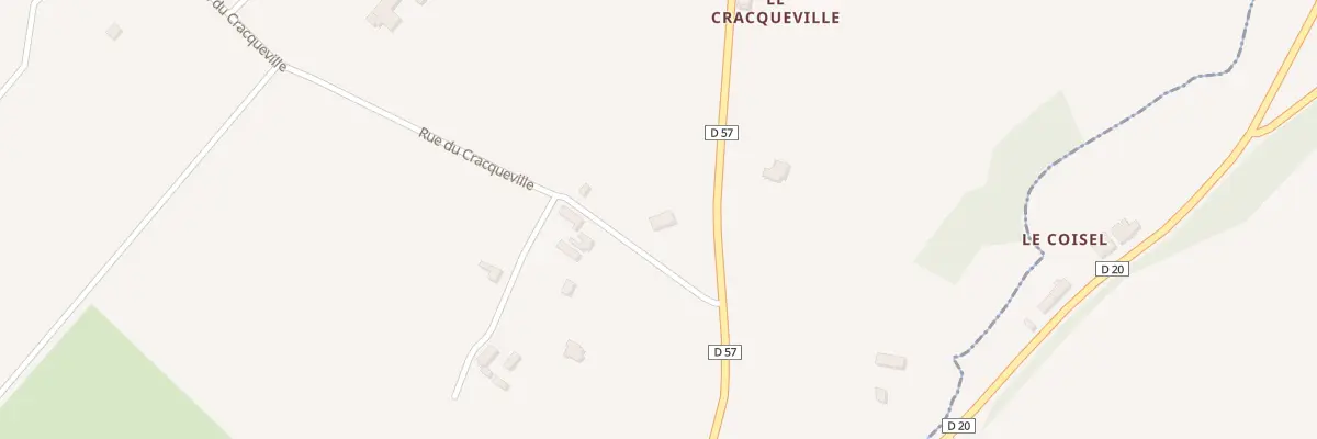 Plan du 21 Rue de Cracqueville à Heugueville-sur-Sienne