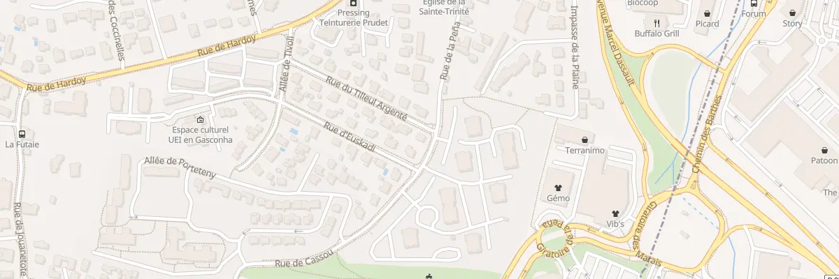 Plan du 1 Rue du Tilleul Argenté à Anglet