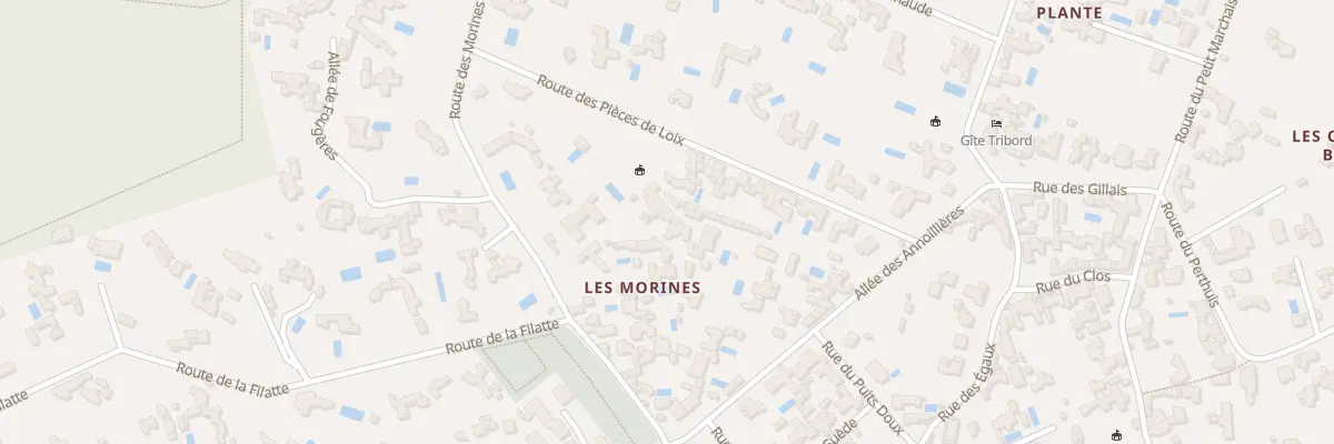 Plan du 21 Rte des Pièces de Loix aux Portes-en-Ré