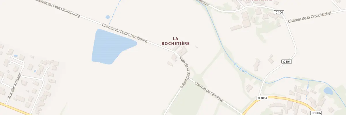 Plan du 1 La Bochetière à La Genétouze