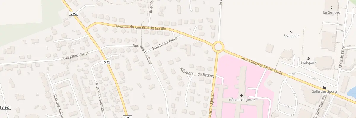 Plan du 14 Res de Brulon à Janzé
