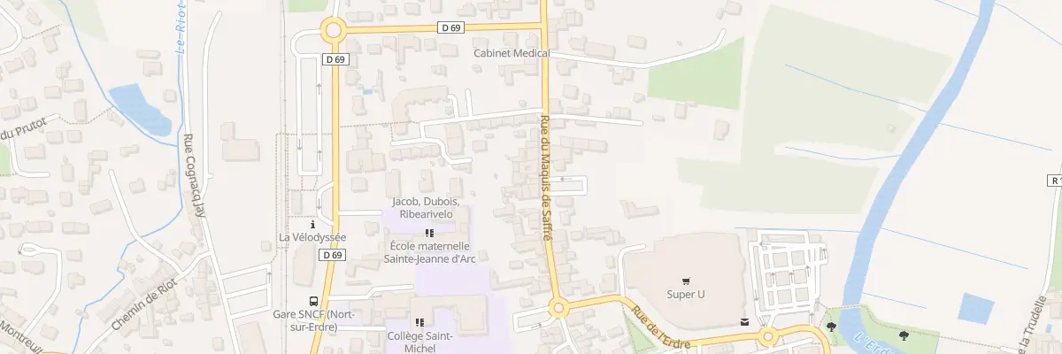 Plan du 72 Rue du maquis de saffre à Nort-sur-Erdre