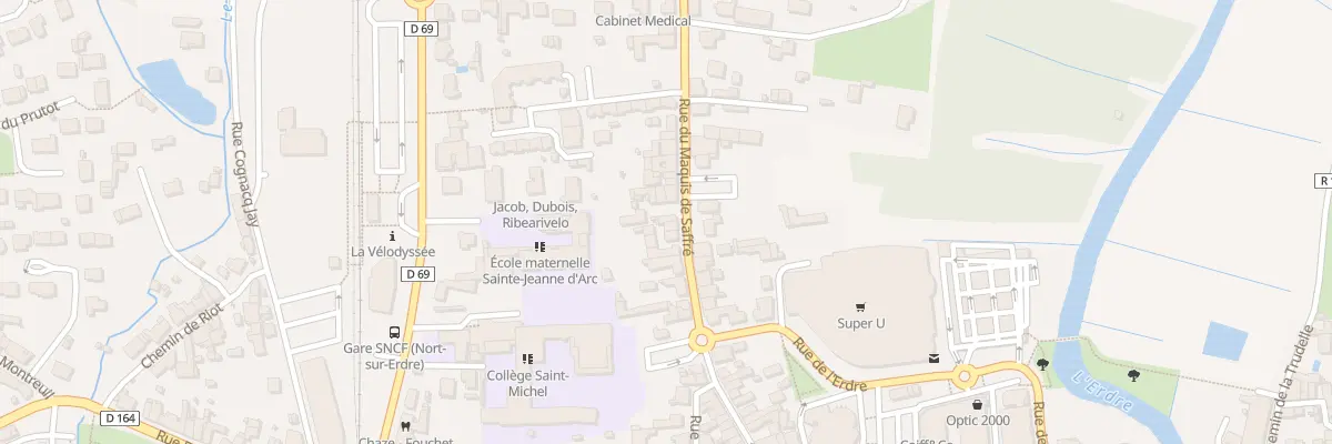 Plan du 58 Rue du maquis de saffre à Nort-sur-Erdre
