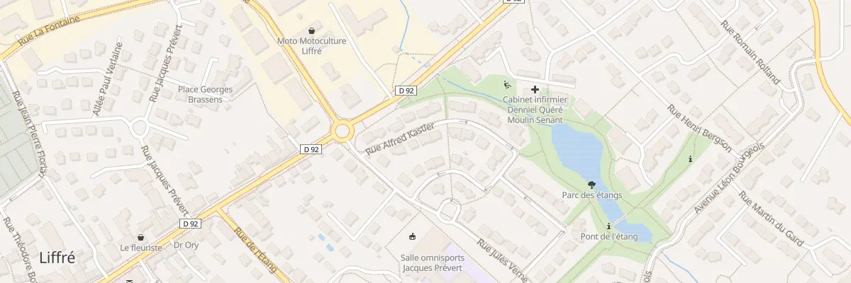 Plan du 6 Rue alfred kastler à Liffré