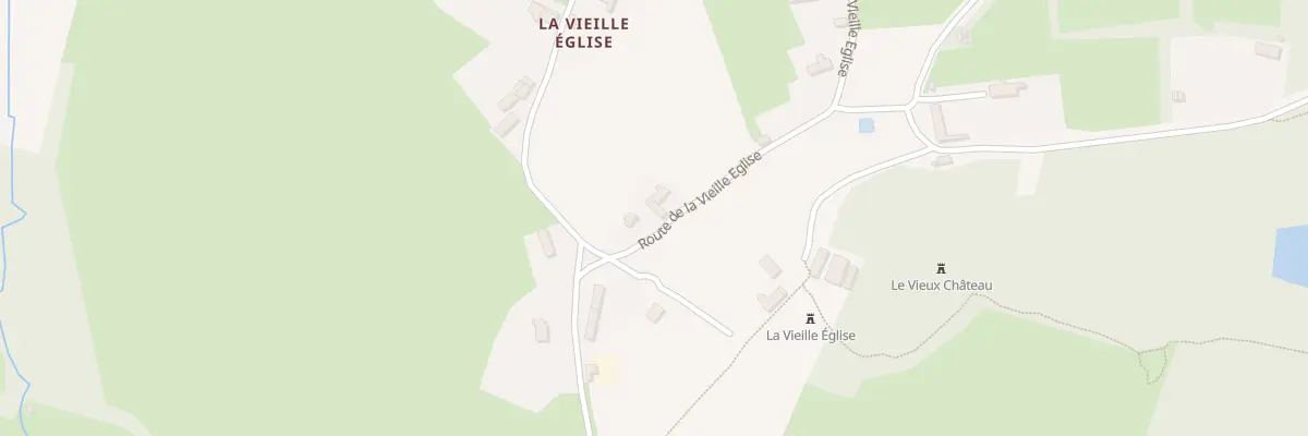 Plan du 9 Rte de la Vieille Eglise à Montsenelle