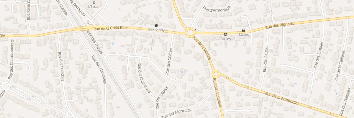 Plan du 3 Rue des Cèdres à Saint-Sébastien-sur-Loire