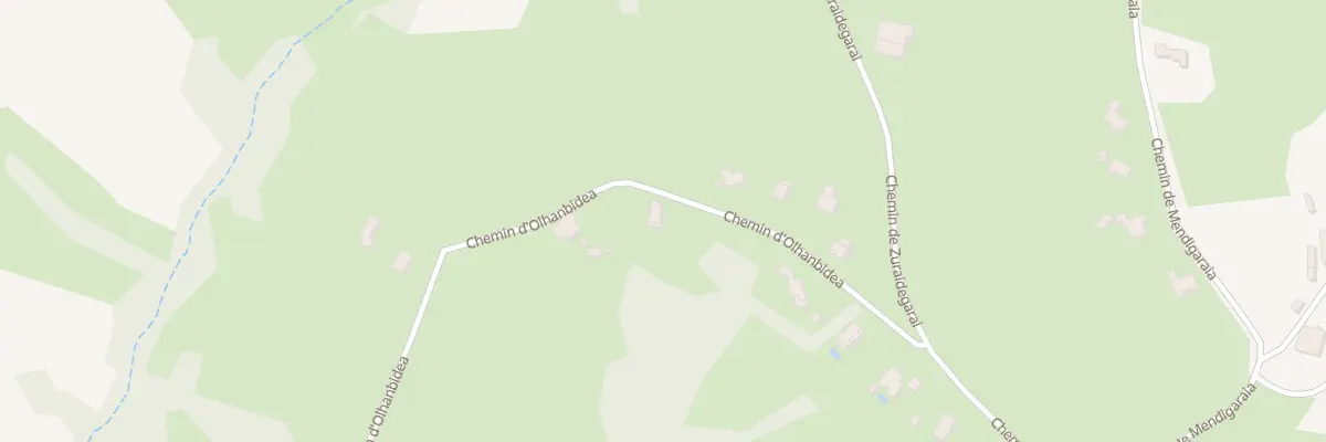 Plan du 219 Che d’Olhanbidea à Souraïde
