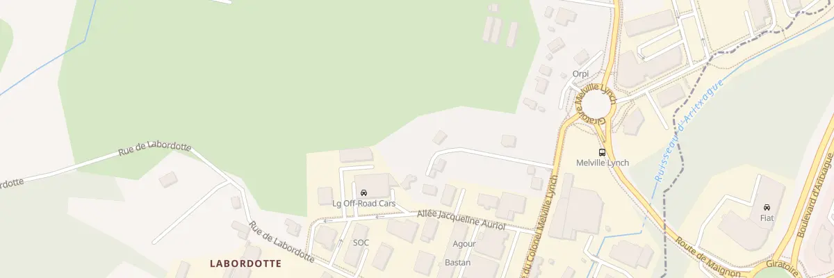 Plan du 10 Rue du Colonel Melville Lynch à Anglet